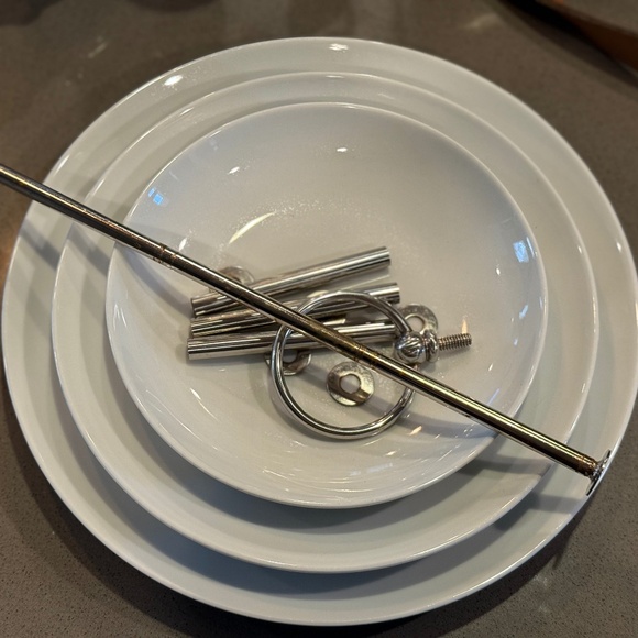 Pottery Barn 3-Tiered Serving Tray Great White Collection - Picture 2 of 4